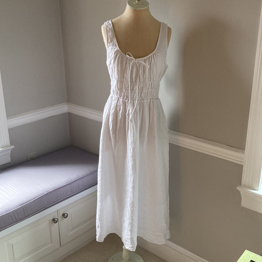 NWT J. Crew white summer dress